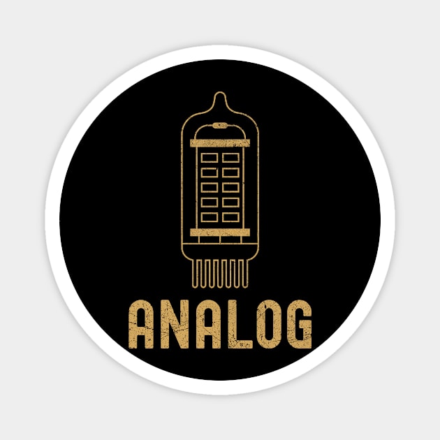 Analog Music Audio Engineer Magnet by All-About-Words